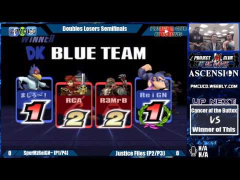 "Ascension 10/1/16" - SperMzReiGN~ (Falco & DK) v. Justice Files (Roy & Ganon) - Losers Semis