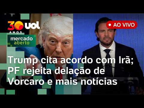 Trump cita acordo com Irã e Teerã nega; PF rejeita delação de Vorcaro; SpaceX capta US$ 75 bi e mais