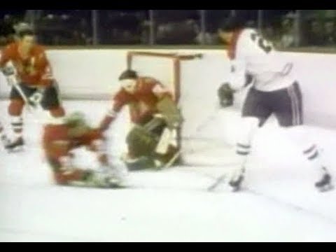 1971 Stanley Cup Final. Game 2. Chicago Blackhawks vs Montreal Canadiens
