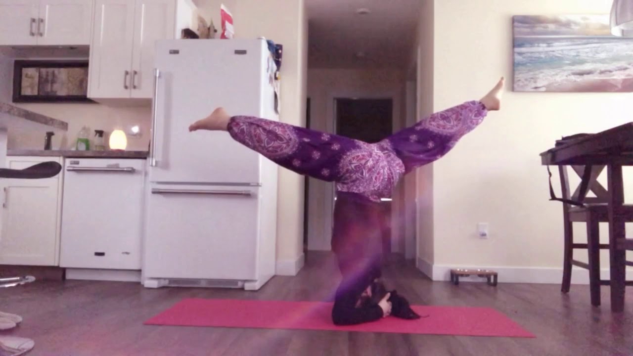 Headstand Practice with Variations