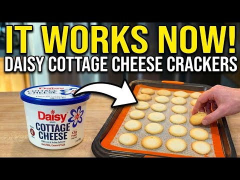 Daisy Works Now!  Crispy Cottage Cheese Keto / Carnivore Crackers