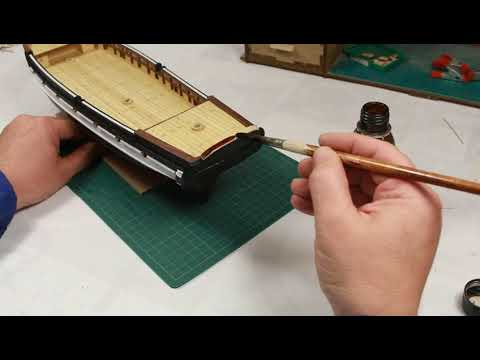 CASCO-45- Como hacer el espejo de popa 4. HMS BEAGLE - Modelismo Naval