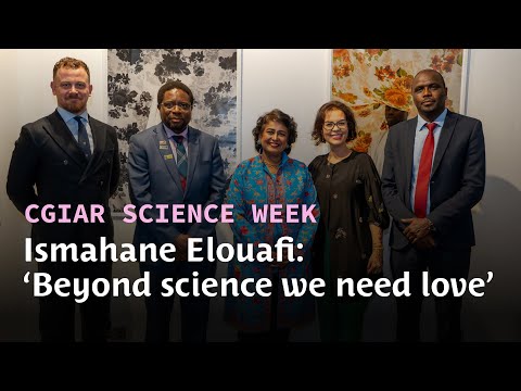 CGIAR's Ismahane Elouafi draws inspiration from Community Jameel to call for love in fighting hunger