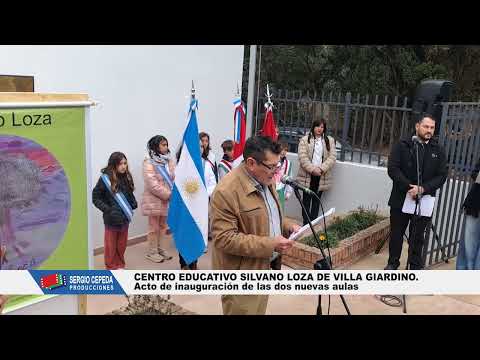 CENTRO EDUCATIVO SILVANO LOZA VILLA GIARDINO   ACTO INAUGU AULAS   JULIO 2026