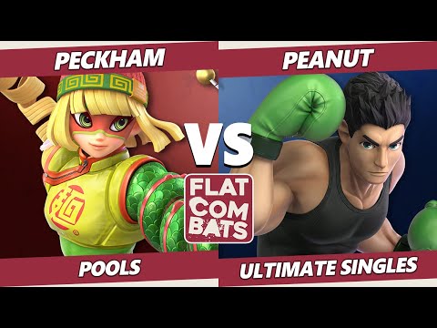 Flat Combats 5 Pools - Peckham (Min Min) Vs. Peanut (Little Mac) SSBU Smash Ultimate