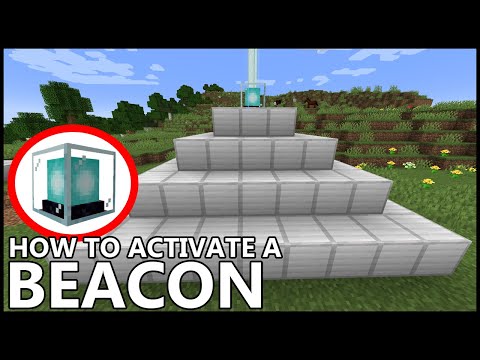 How To ACTIVATE A BEACON In MINECRAFT
