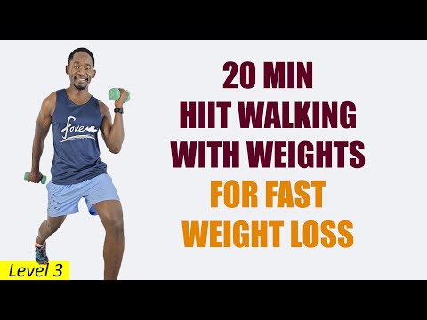 20 Minute Easy Walk at Home Exercise for Weight Loss 200 Calories