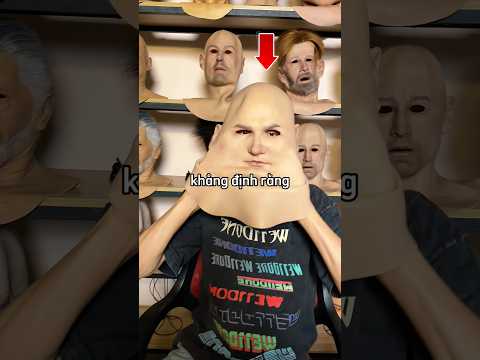 Người đàn ông này nói rằng mình là người làm mặt nạ giỏi nhất 😳