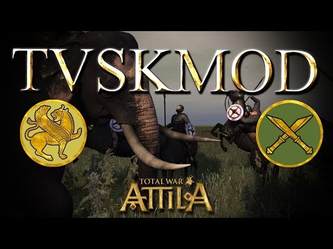 G1 Total War Attila Tuskmod - Waldhorn vs MVS007 - Sassanid vs Saxons
