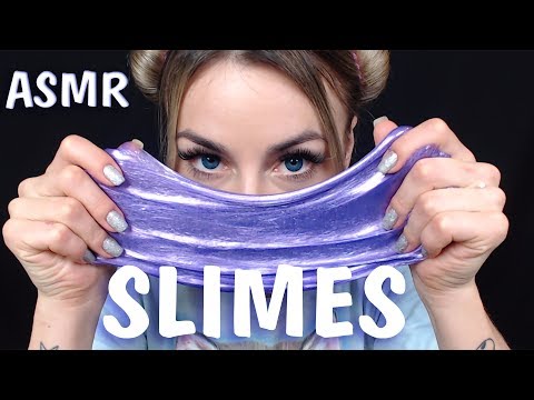 АСМР Слаймы ✨🌈Звуковые и визуальные триггеры 😴👀ASMR Slime Sound and visual triggers