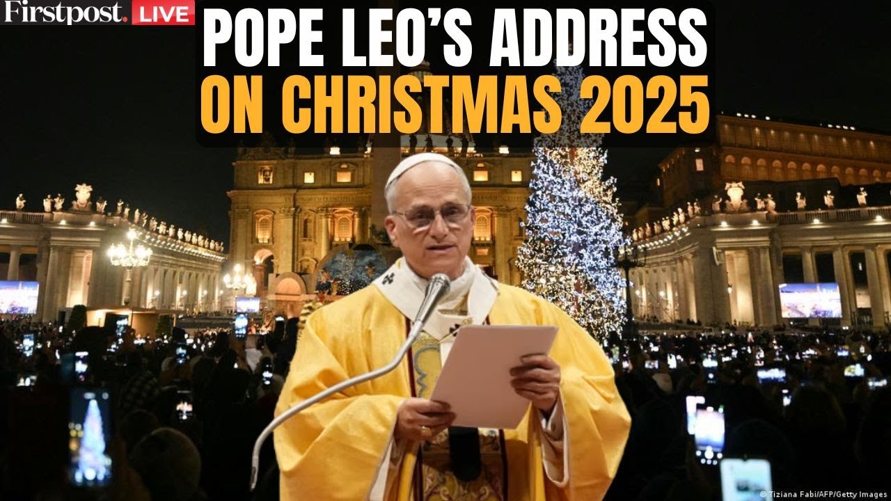 Pope France LIVE: Pope Francis Christmas Address LIVE | Pope Francis Christmas Mass | Vatican City
