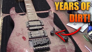 Rescuing The Dirtiest Guitar I've Ever Had To Work On!