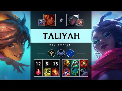Taliyah Support vs Senna - EUW Diamond Patch 25.06