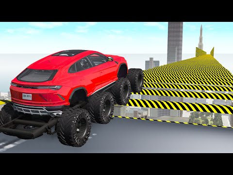 Air Speed Bumps Crashes #3 - Beamng drive