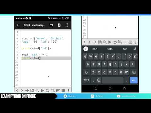 Python On Phone 27 Update Dictionaries In Python Python Pythononphone