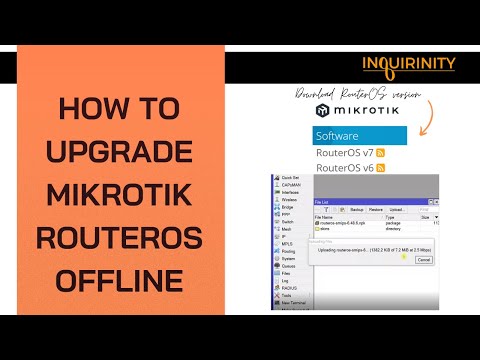 How to upgrade MikroTik RouterOS offline