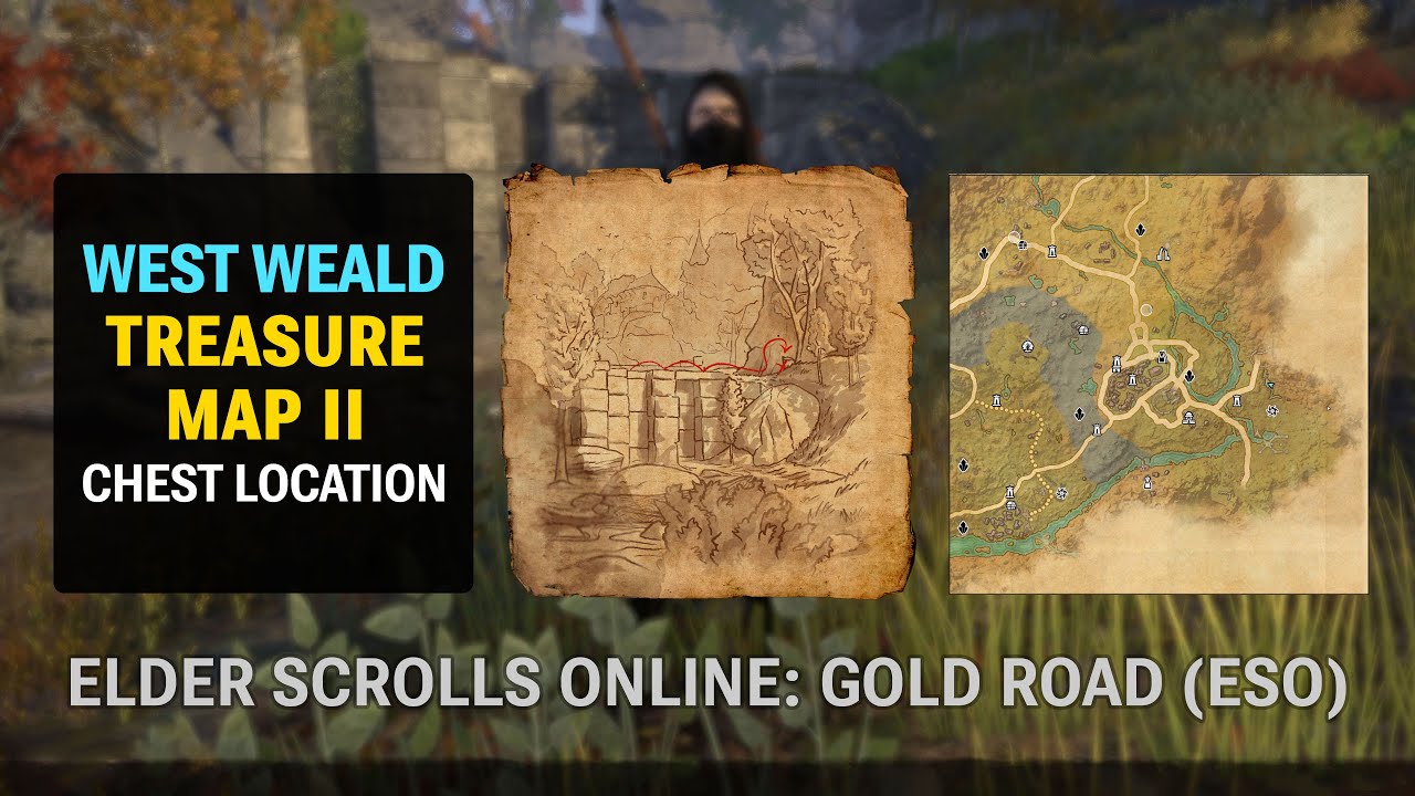 Video West Weald Treasure Map II Chest Location - ESO