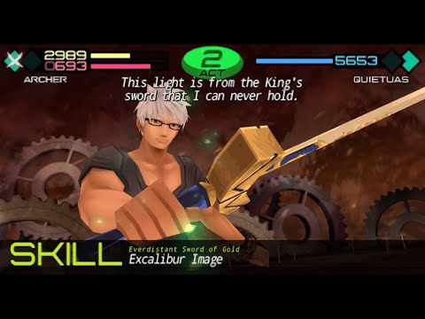 Fate/Extra CCC (English Patch) Archer Skill Exhibition