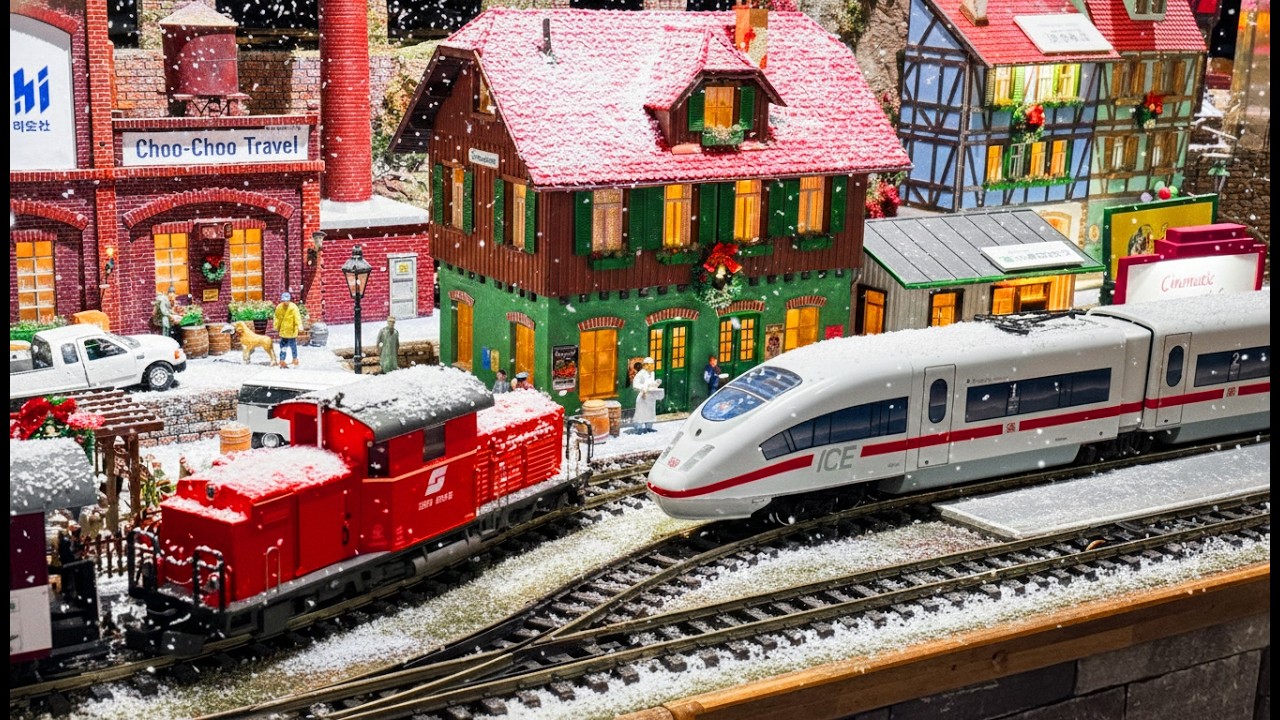 JAPAN’S BIGGEST G-Scale Layout! 🚂❄️ Hyper-Realistic Snow Diorama & Massive Trains!