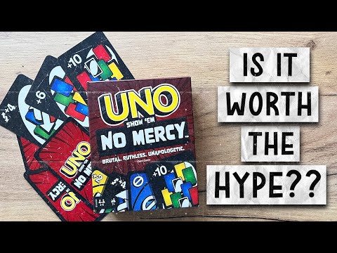 We Played UNO Show 'Em No Mercy For The First Time | Gameplay Video | Is It Fun With Two Players?