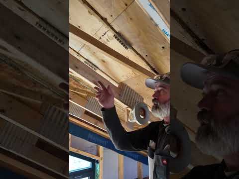 Siga Twinet install #carpenter #diy #airtight