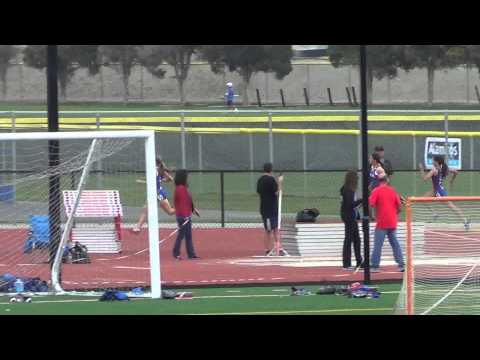 VarG 400m vs Servite Rosary 3-11-15 - Los Alamitos Girls