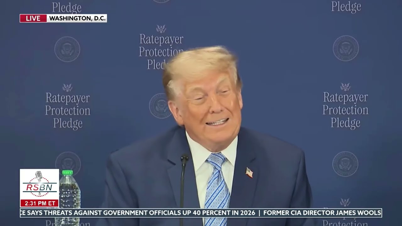 FULL EVENT: President Trump Delivers Groundbreaking Ratepayer Protection Announcement - 07/23/26