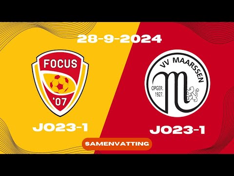 Vechten voor Elk Punt | Focus'07 O23-1 - vv Maarssen O23-1 | Samenvatting