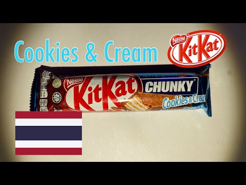 Intersnacktional #Shorts Cookies & Cream KitKat (Thailand)
