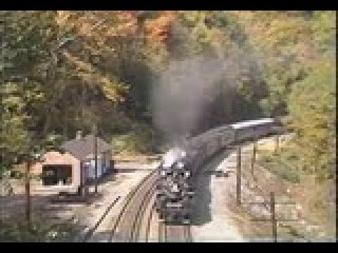 NKP 765 on the New River Train in October 1987 (My Last Video for 2025)