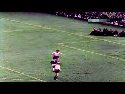 Pele goal vs Sweden final World Cup 1958 COLOUR