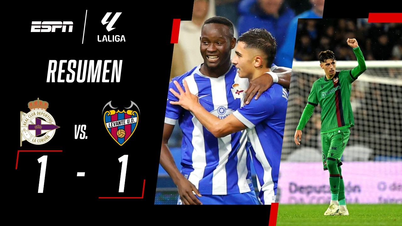 LEVANTE SACÓ UN PUNTAZO PARA INTENTAR SALIR DEL FONDO | RC Deportivo 1-1 Levante | RESUMEN