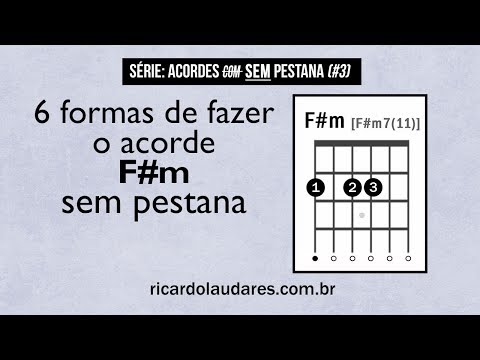 6 ways to play the F#m chord without a barre [Barre chords #3]