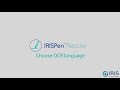 IRISPen Reader 8 How To Change The OCR Language