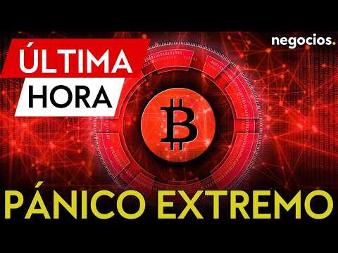 ÚLTIMA HORA | Pánico extremo con Bitcoin: toca su nivel más bajo desde el colapso de TFX