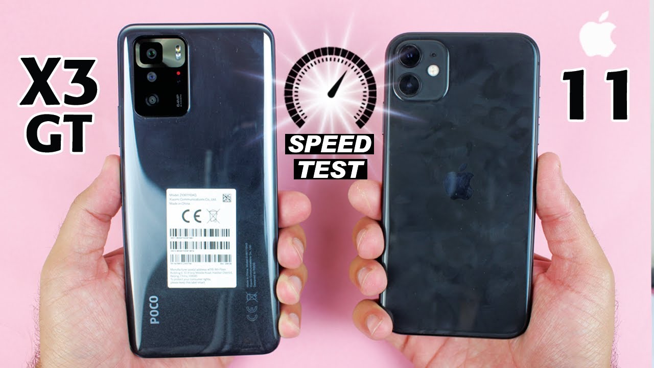 Poco X3 GT vs iPhone 11 Speed Test & Rendering Test🔥