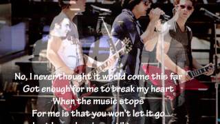 Jonas Brothers - Dance Until Tomorrow -Lyrics