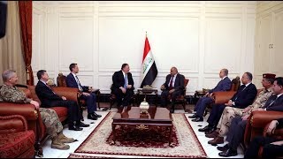 رئيس مجلس الوزراء السيد عادل عبد المهدي يستقبل وزير الخارجية الامريكي مايك بومبيو