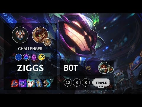 Ziggs Bot vs Miss Fortune - EUW Challenger Patch 10.4