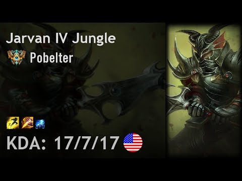Jarvan IV Jungle vs Ezreal - Pobelter - NA Challenger Patch 7.17