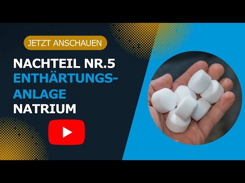 Nachteil 5 von 7 einer Wasserenthärtungsanlage: Natrium im Trinkwasser - ein Gesundheitsrisiko?