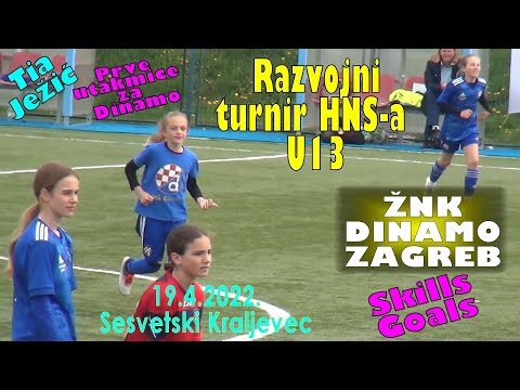 ŽNK DINAMO ZAGREB [U13] - Goals & Skills, Tia Ježić - prvi nastup
