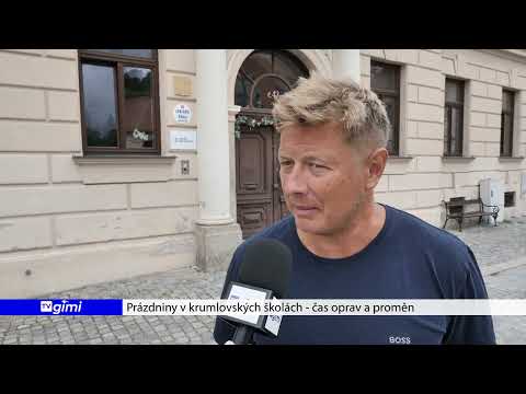 Prázdniny v krumlovských školách - čas oprav a proměn, náhled videosekvence