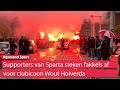 Honderden supporters nemen afscheid van Sparta-icoon Wout Holverda