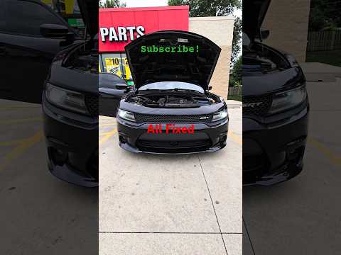 Quick headlight fix for Dodge Charger! #mopar #dodgechargerheadlightfix #srt392 #hellcat #scatpack