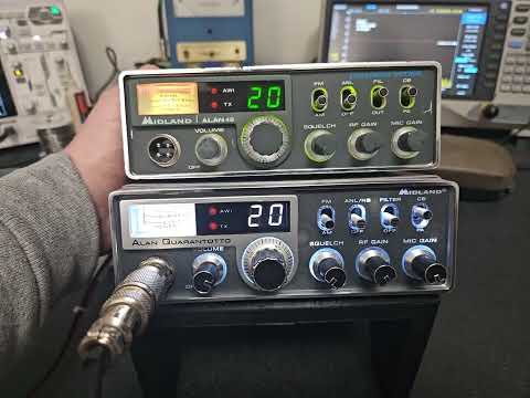 Midland Alan 48 with Midland Alan Quarotto CB Radios