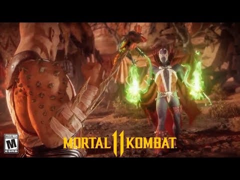 MK 11 Spawn New Intro Dialogue VS Baraka