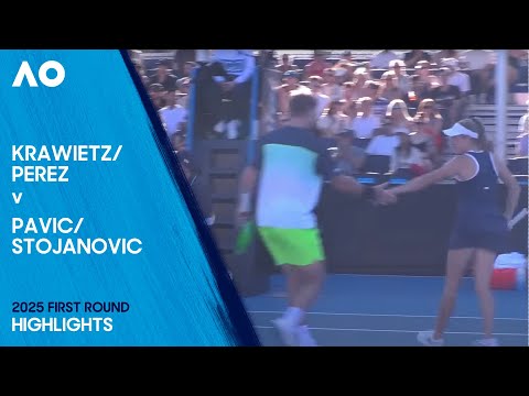 Krawietz/Perez v Pavic/Stojanovic Highlights | Australian Open 2025 First Round