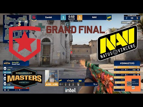 Highlights CSGO - Gambit vs NaVi - Grand Final - DreamHack Masters 2021