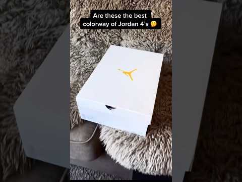 Sind das die besten Jordan 4? 🤔 #Sneakers #Sneakerhead #Jordan #Unboxing #Shorts